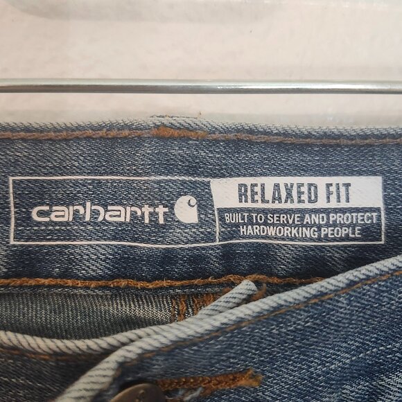 Carhartt Men’s 34×32 Relaxed Fit Work Pants — Durable Workwear - Picture 2 of 7